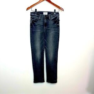 Frame Denim Women's Size 28 Le Crop Mini Boot Cut Mid Rise Jackson Peak Distress